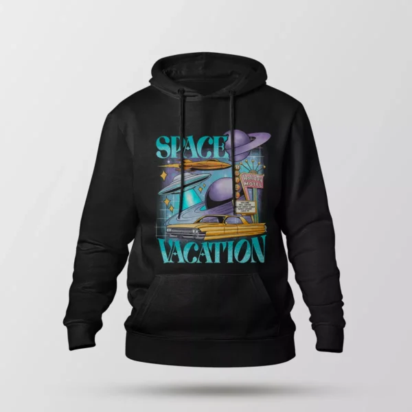 هودی طرح Space Vacation رترو