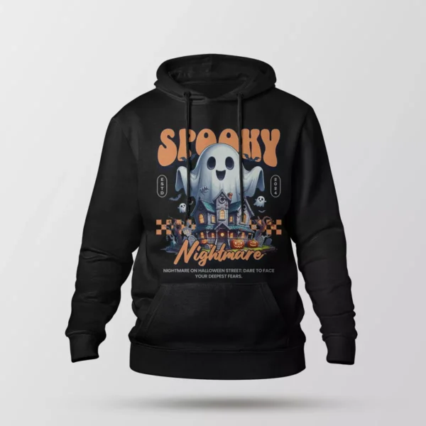 هودی روح طرح هالووین Spooky Nightmare
