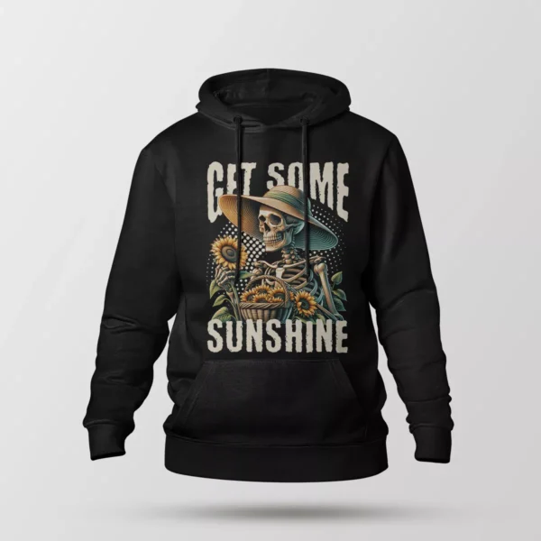 هودی اسکلت طرح Get Some Sunshine