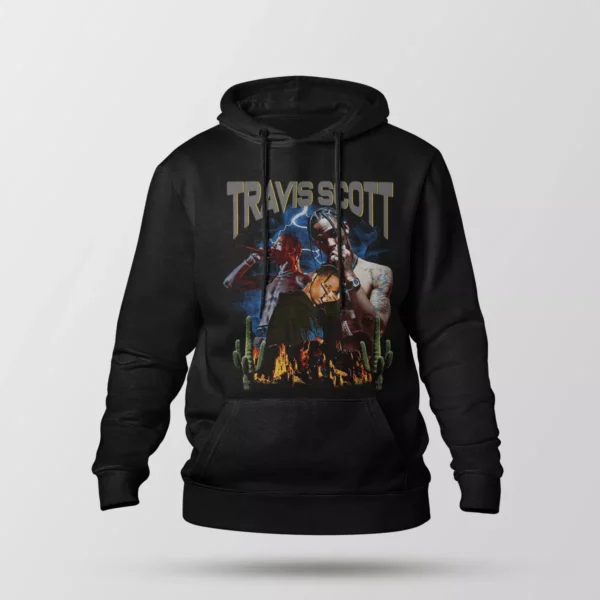 هودی تراویس اسکات طرح پرتره (Travis Scott)