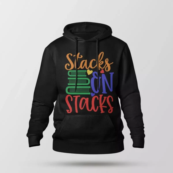 هودی طرح تایپوگرافی Stacks on Stacks