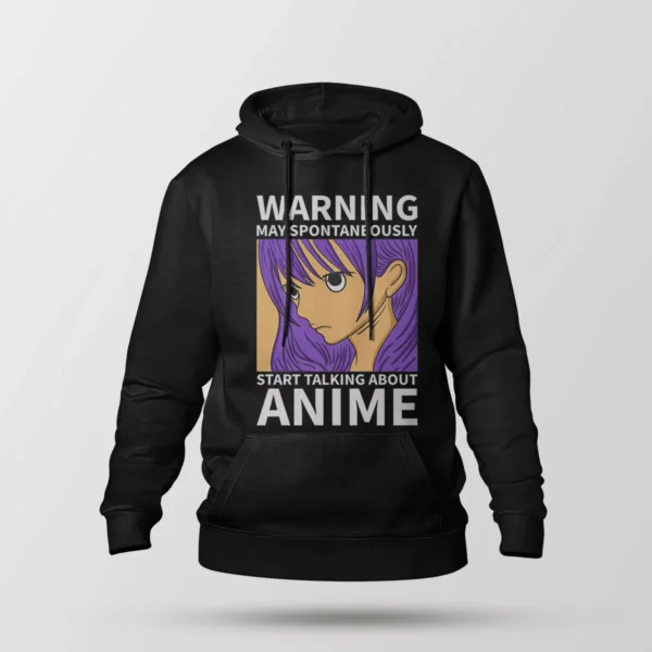 هودی انیمه طرح Warning May Spontaneously Start Talking About Anime