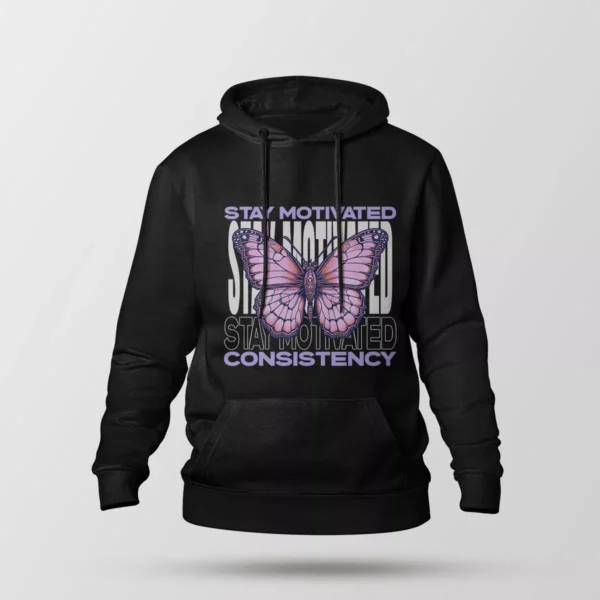 هودی انگیزشی طرح Stay Motivated Consistency