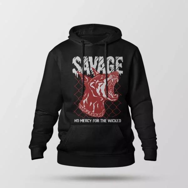 هودی سگ طرح Savage