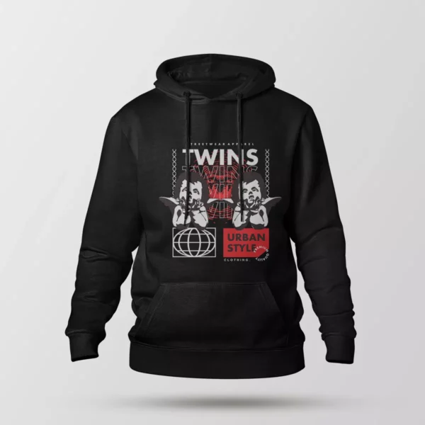 هودی استریت‌ویر طرح Twins Urban Style
