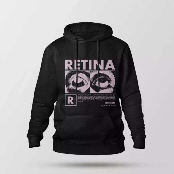 هودی چشم طرح Retina