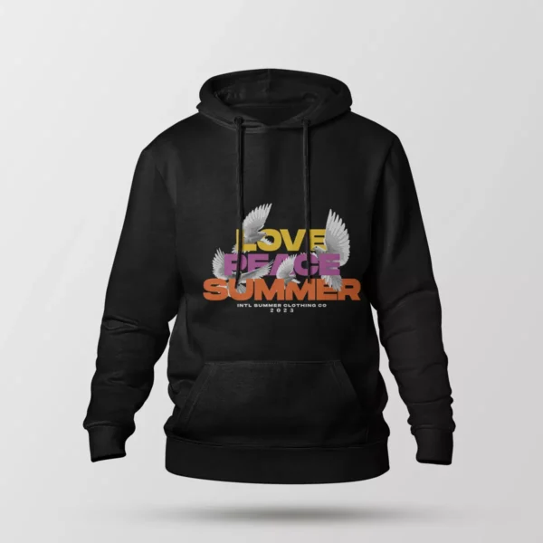 هودی تابستانی طرح Love Peace Summer