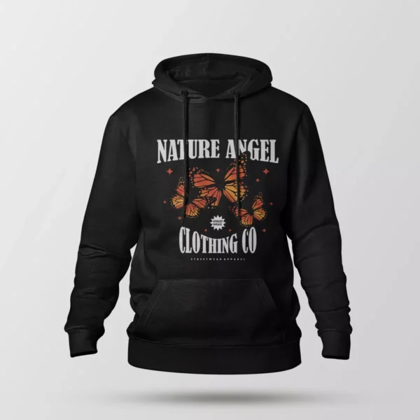 هودی پروانه طرح Nature Angel