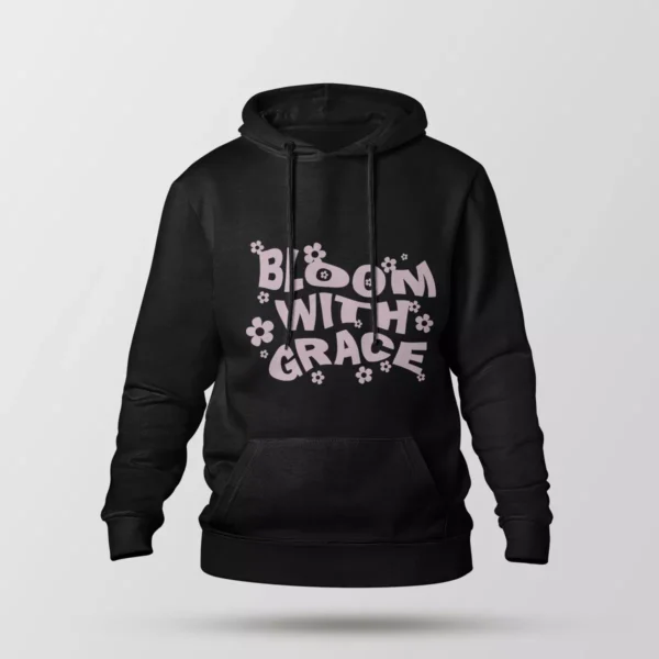 هودی خوددوستی طرح Bloom With Grace