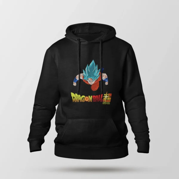 هودی انیمه دراگون بال طرح گوکو بلو (Goku Blue)
