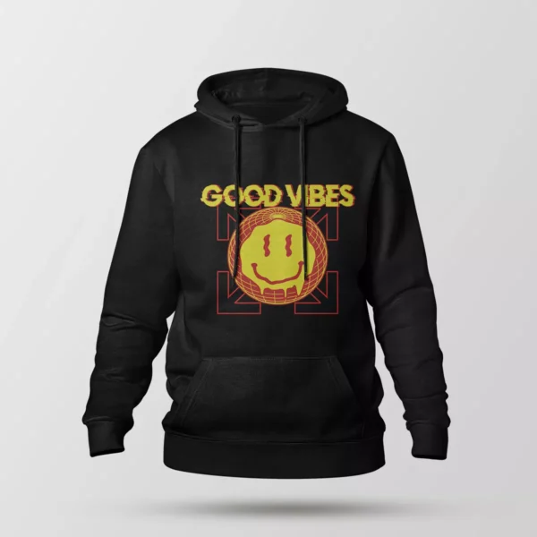 هودی لبخند طرح Good Vibes