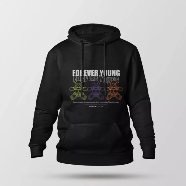 هودی خرس عروسکی طرح Forever Young