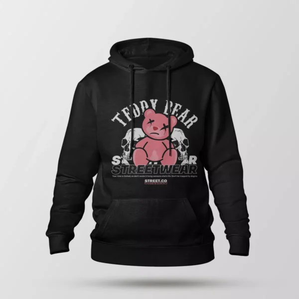 هودی خرس عروسکی طرح Teddy Bear Streetwear