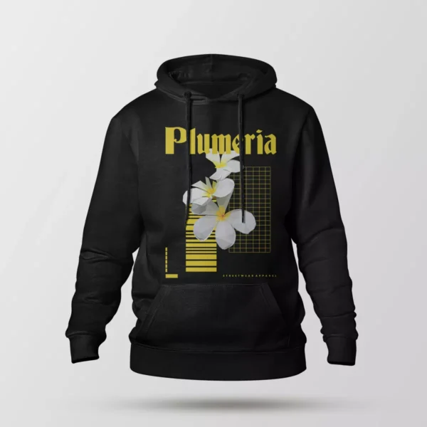 هودی گل پلومریا طرح Plumeria