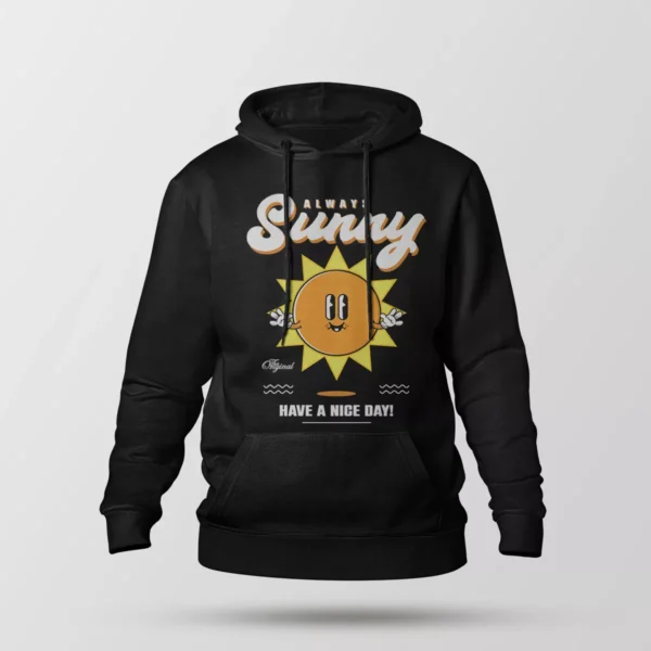 هودی خورشید کارتونی طرح Always Sunny