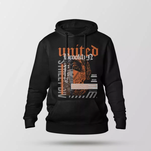 هودی ماسک‌دار طرح United Brooklyn