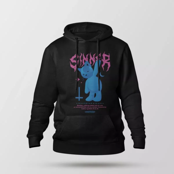 هودی خرگوش آبی طرح Sinner