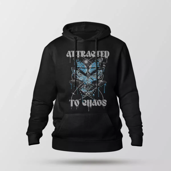 هودی پروانه طرح Attracted To Chaos