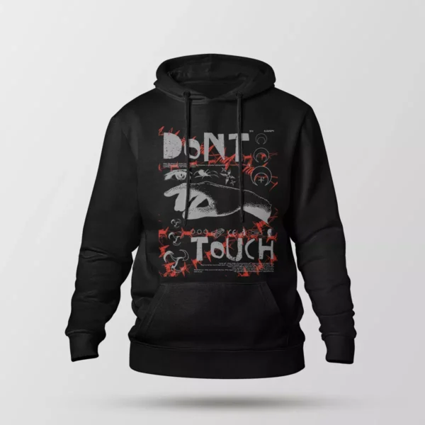 هودی گرافیکی طرح Don’t Touch