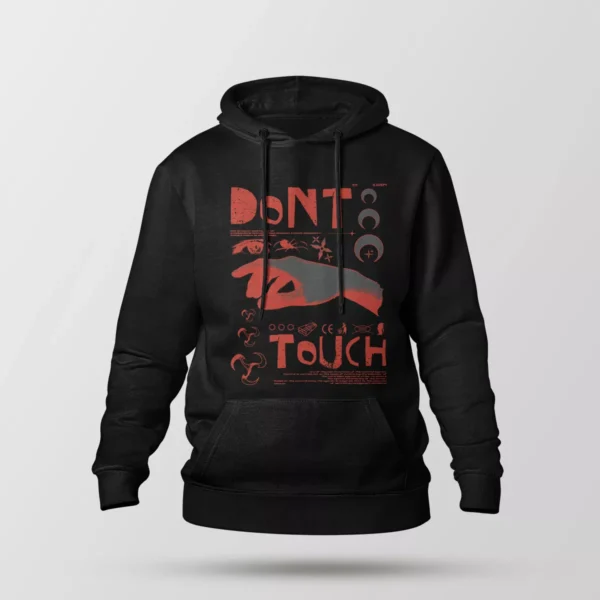 هودی تایپوگرافی Don’t Touch
