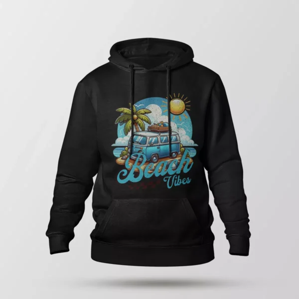 هودی تابستانی ون ساحلی طرح Beach Vibes