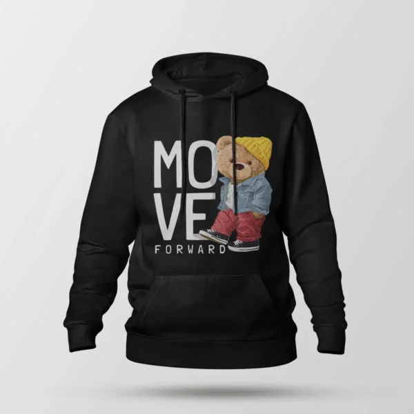 هودی خرس انگیزشی طرح Move Forward