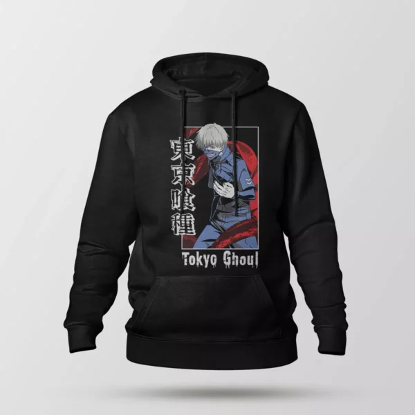 هودی انیمه توکیو غول طرح کانکی کن (Kaneki Ken)