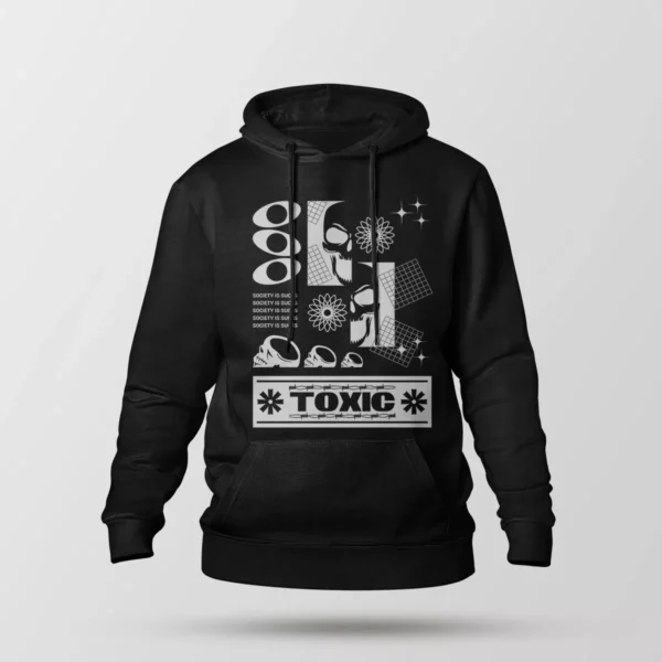 هودی دارک طرح Toxic Society