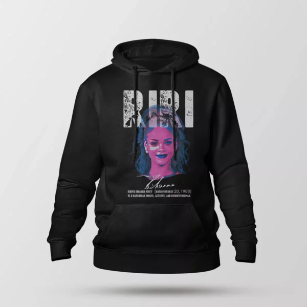 هودی ریانا طرح پرتره رنگی (Rihanna)