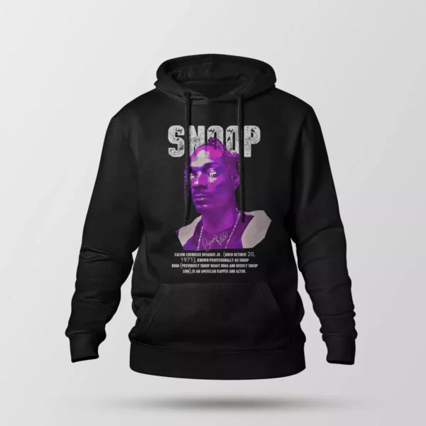 هودی اسنوپ داگ طرح پرتره رپ (Snoop Dogg)