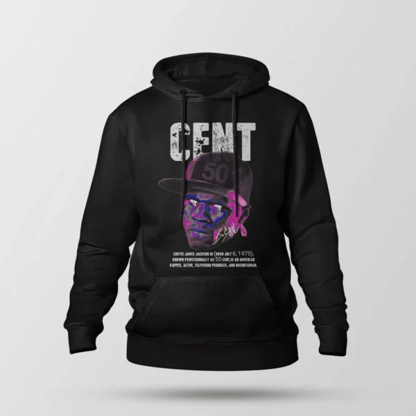 هودی فیفتی سنت طرح پرتره (50 Cent)