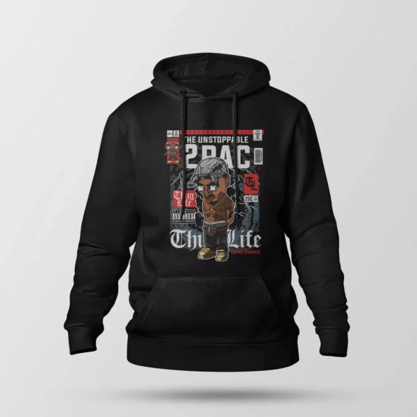 هودی توپاک طرح کاور کمیک (2Pac)