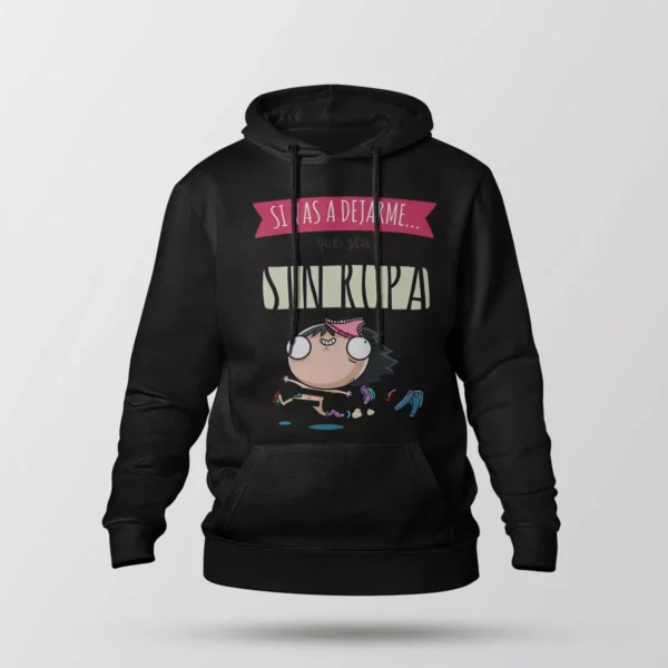 هودی طرح جمله طنز Sin Ropa