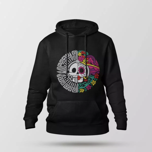 هودی جمجمه طرح آزتک (Aztec Skull)