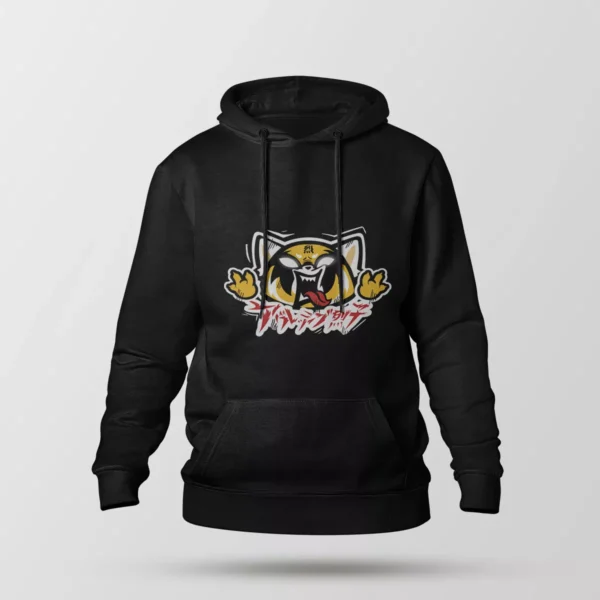 هودی انیمه اگرتسوکو طرح پاندای قرمز (Aggretsuko)