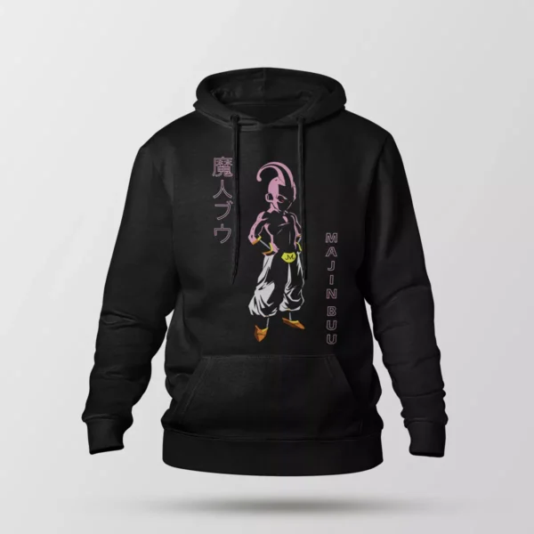 هودی انیمه دراگون بال طرح ماجین بو (Majin Buu)