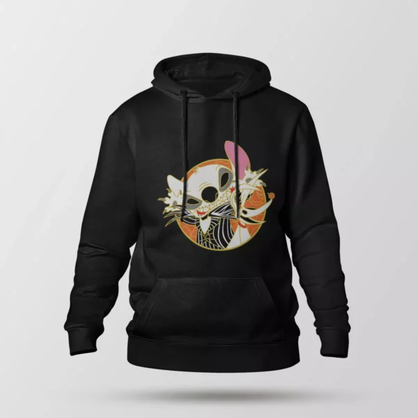 هودی هالووین طرح جک اسکلینگتون