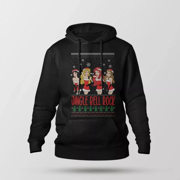 هودی پرنسس‌های دیزنی طرح Jingle Bell Rock
