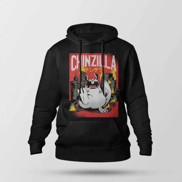 هودی سگ پاگ طرح گودزیلا (Chinzilla)