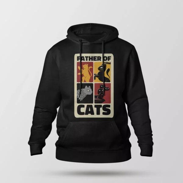 هودی گربه طرح Father of Cats