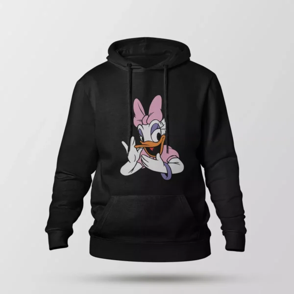 هودی دیزی داک طرح پرتره کارتونی (Daisy Duck)