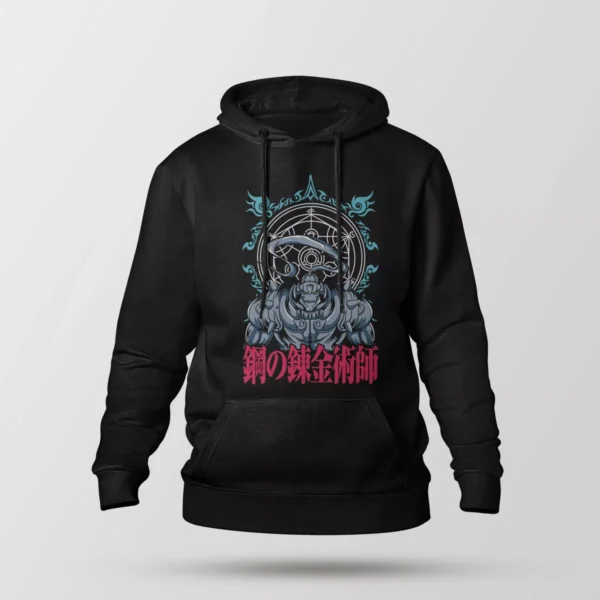 هودی انیمه کیمیاگر تمام‌فلزی طرح دایره کیمیا (Fullmetal Alchemist)
