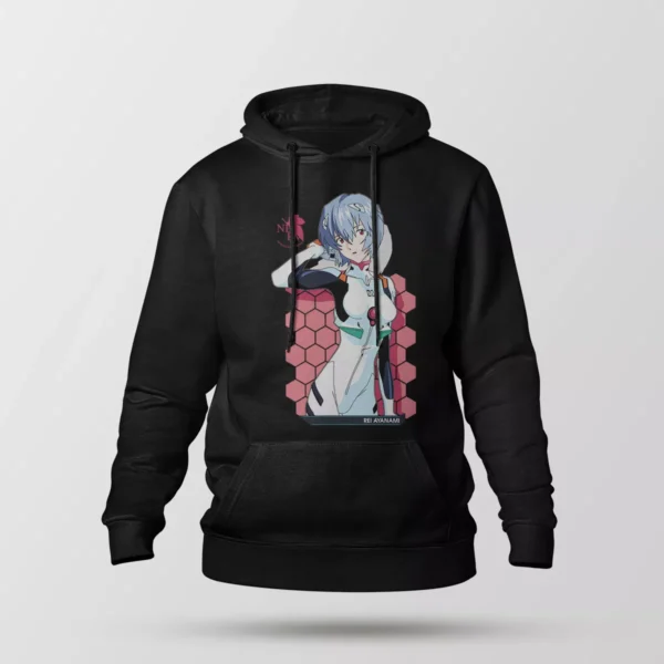 هودی انیمه اوانگلیون طرح ری آیانامی (Rei Ayanami)
