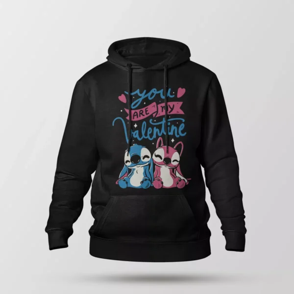 هودی دیزنی لیلو و استیچ طرح ولنتاین (Stitch Valentine)