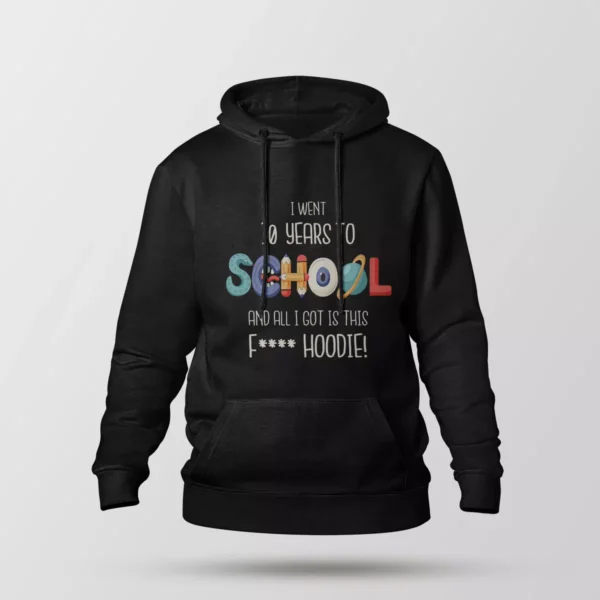 هودی تایپوگرافی طرح طنز مدرسه School Hoodie