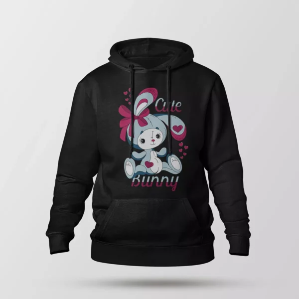 هودی خرگوش طرح Cute Bunny