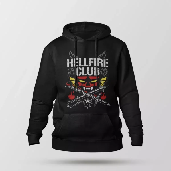 هودی سریال Stranger Things طرح Hellfire Club