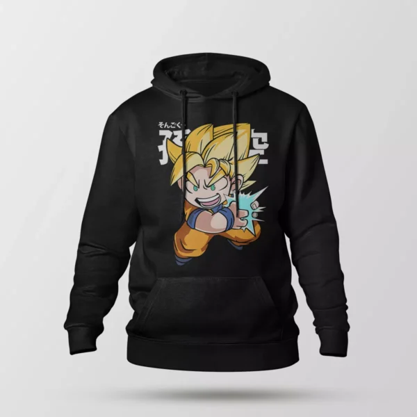 هودی انیمه دراگون بال طرح گوکو کودک (Kid Goku)