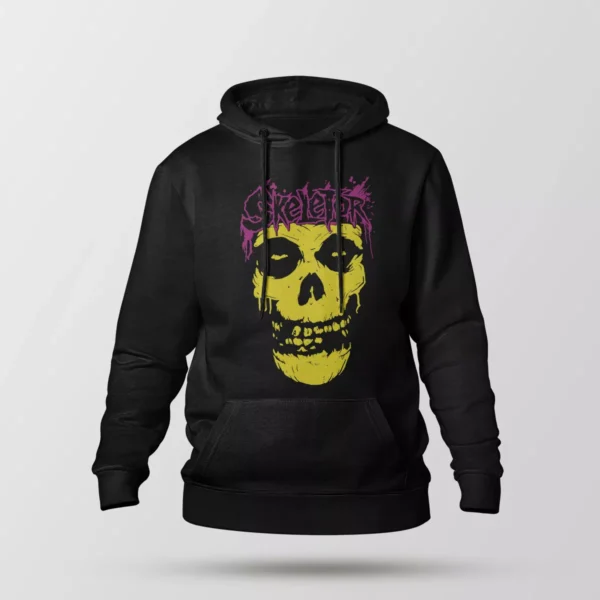 هودی اسکلتور طرح جمجمه زرد (Skeletor)