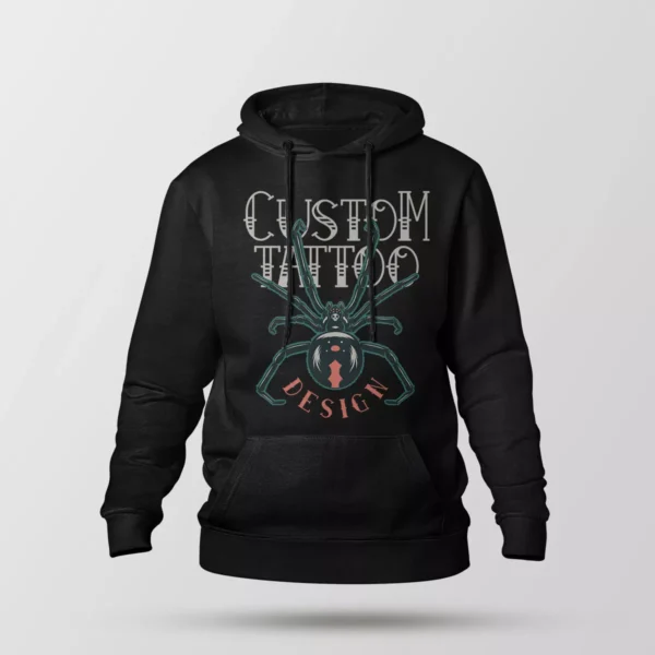هودی عنکبوت طرح تاتو (Custom Tattoo)